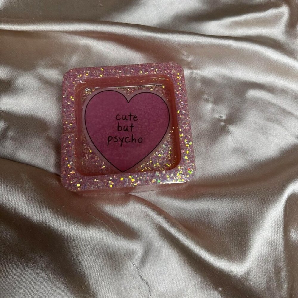 Cute but Psycho Resin Ashtray